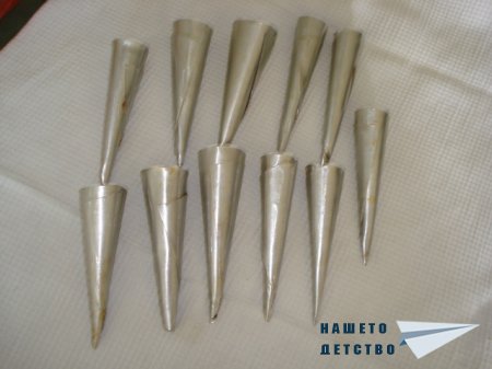 Фунийки с крем
