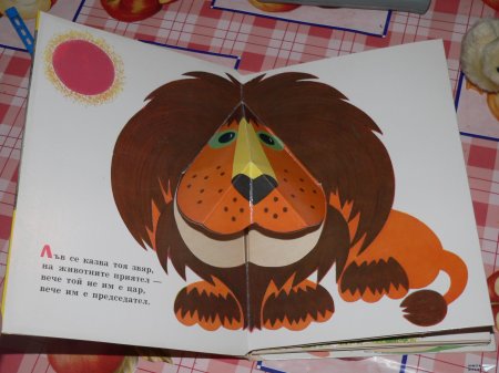 "От корица до корица ту слон ту лъвица" (панорамна книжка 8)