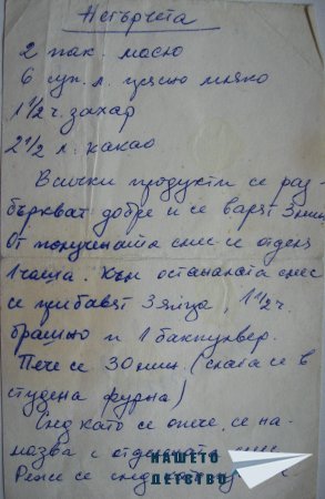 Сладкиш "Негърче" (Фъч)